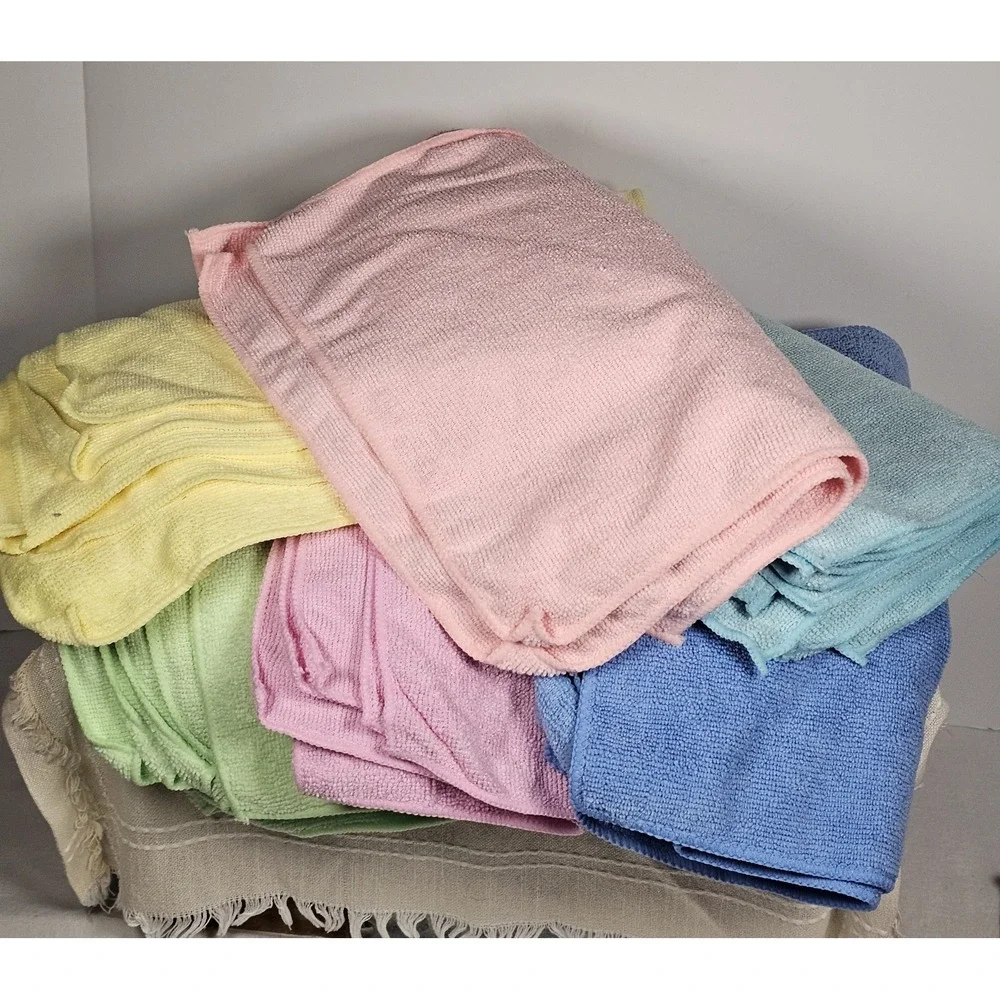 Microfiber Cleansing Clothes Lot Of 41 Multicolor